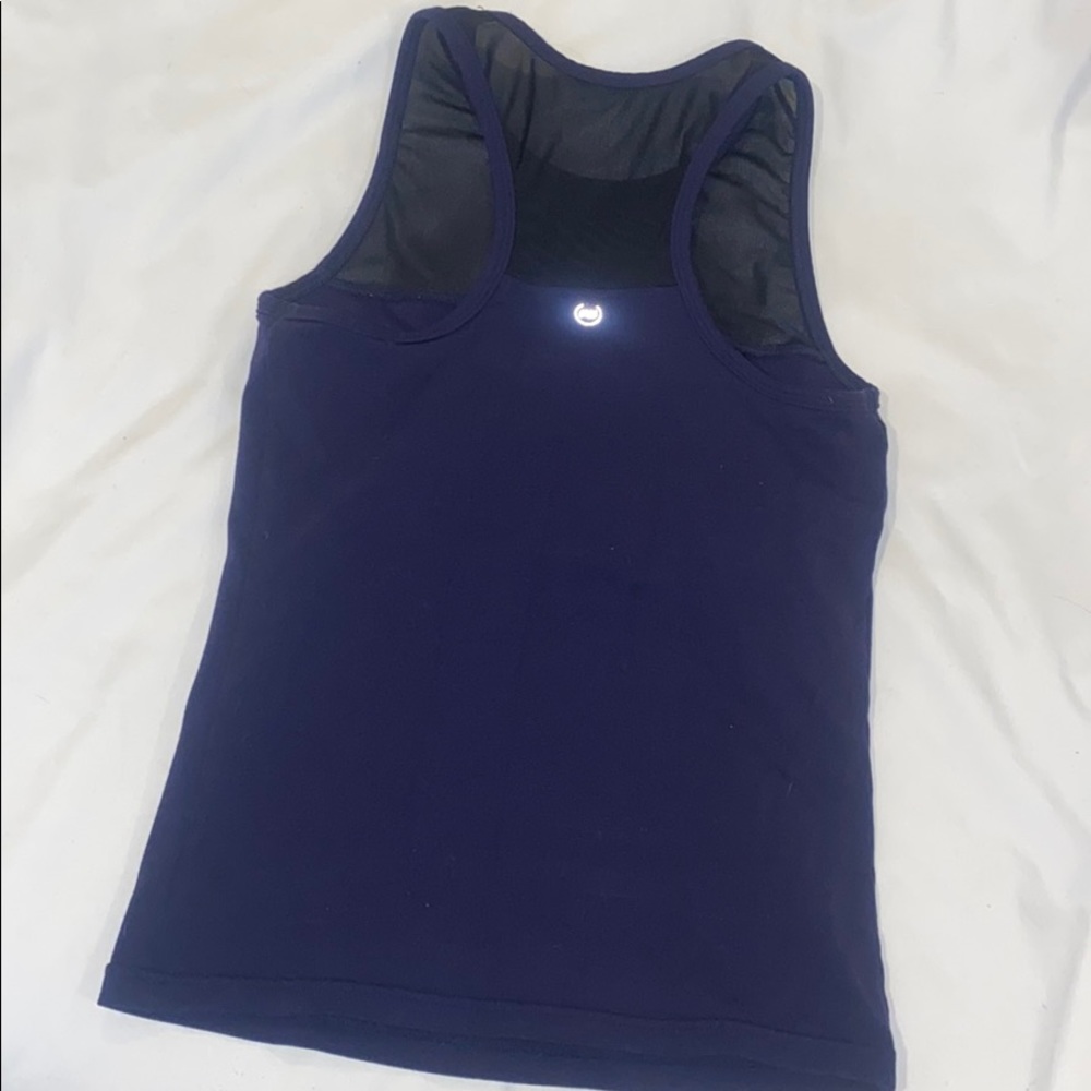 Flywheel Mesh Detail Fitness Top